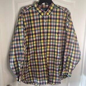 Men’s Ralph Lauren Polo Long Sleeve Plaid Shirt 3XB